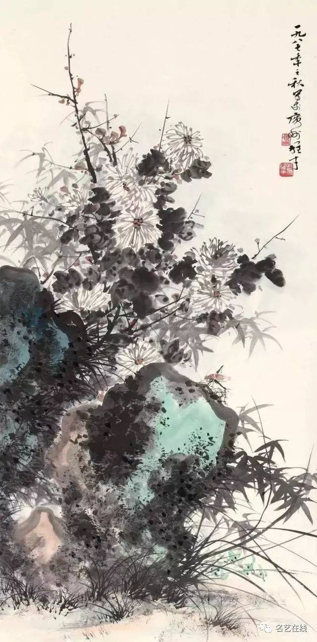 黎雄才画笔下的花鸟画,同山水画一样精彩!