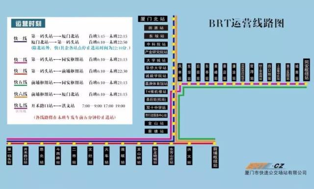 厦门brt线路