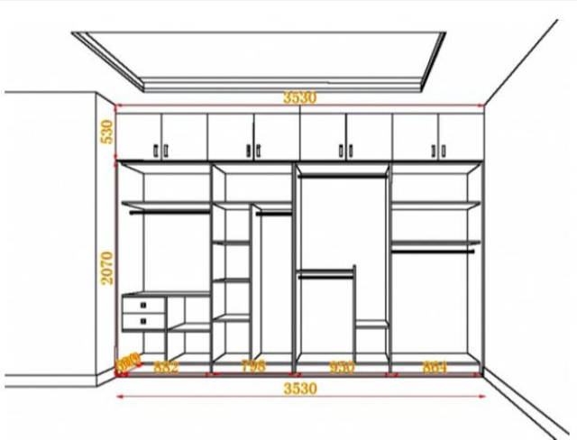 设计师:衣帽间尺寸大全自己就能装!