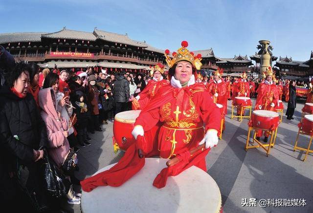 大同市第九届春节文化庙会启幕