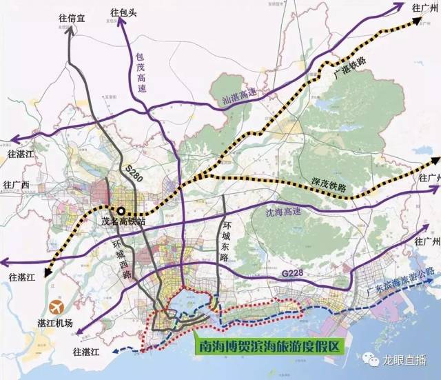 滨海旅游公路路线图 对此 许志晖表示 茂名将汇聚一切力量打造沿海