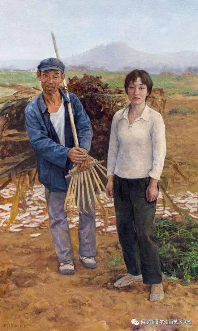 中国画家王少伦人物油画作品欣赏