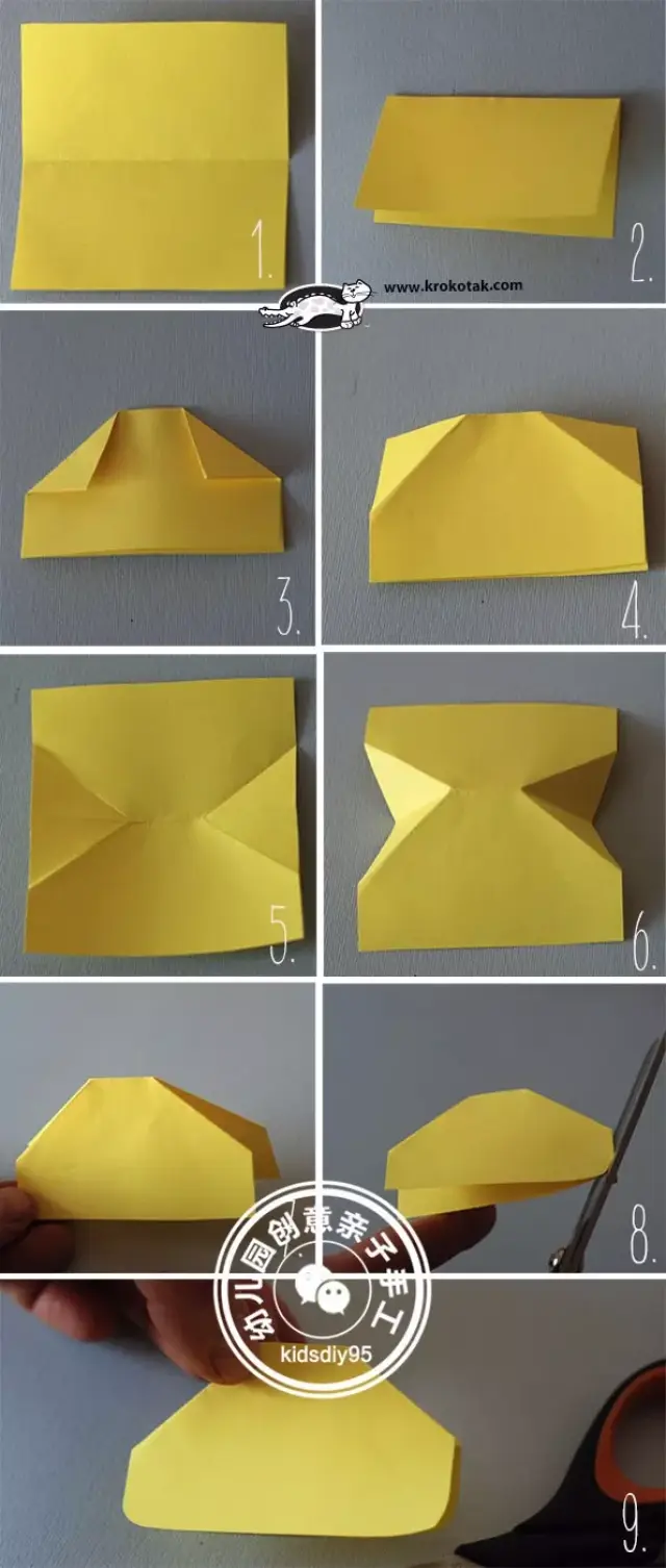 幼儿园卡纸手工,小班也能玩的小蜜蜂折纸