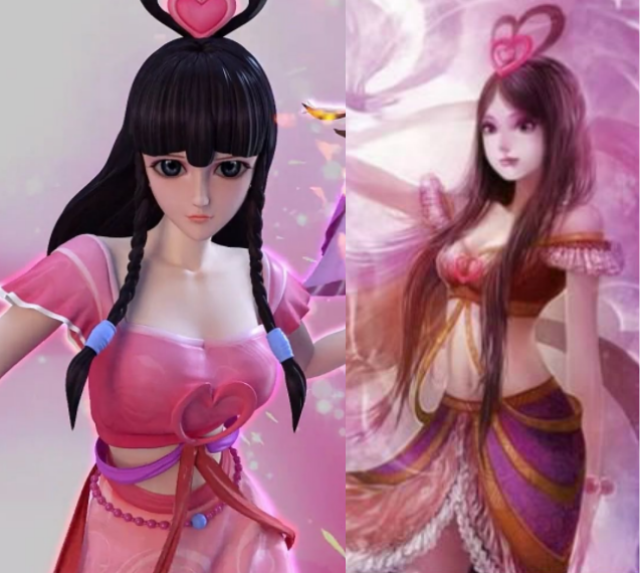 当叶罗丽美女变成二次元美女,思思变得很梦幻,毒夕绯变得很性感