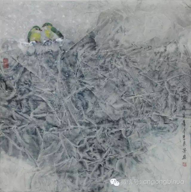 听雨楼主李秀芳工笔画小品系列选集;--工笔斗方系列