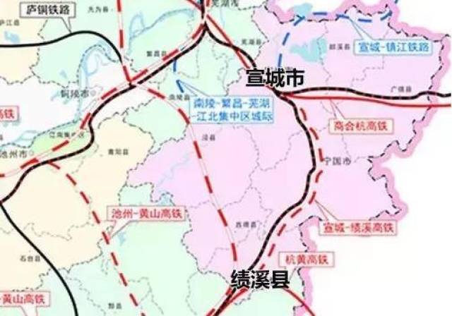 2019年安徽省储备开工项目2个,分别是宣城至绩溪高速铁路,黄山至池州
