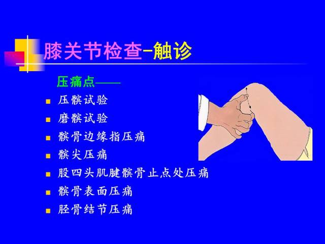 专题教程:膝关节体格检查