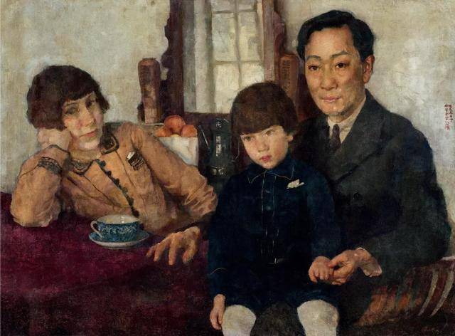 常书鸿 重庆大轰炸 布面油彩 79x63.8cm 1938-1942年