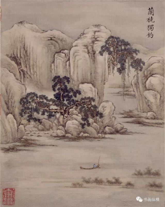 春节特展:明清青绿山水图册系列--清 唐岱小园闲咏图册