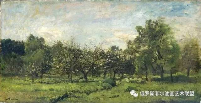 印象派的重要先驱 法国画家达比尼油画作品赏析