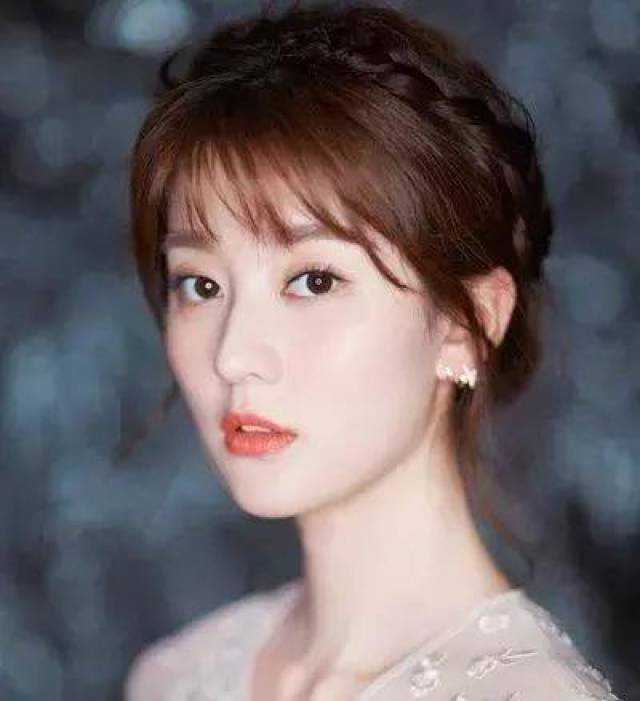 枕头轻薄刘海编发女生盘发头型矫正发型婴儿图片