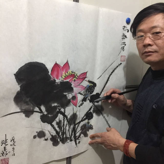 探索笔墨新语言著名花鸟画家张鑫作品欣赏