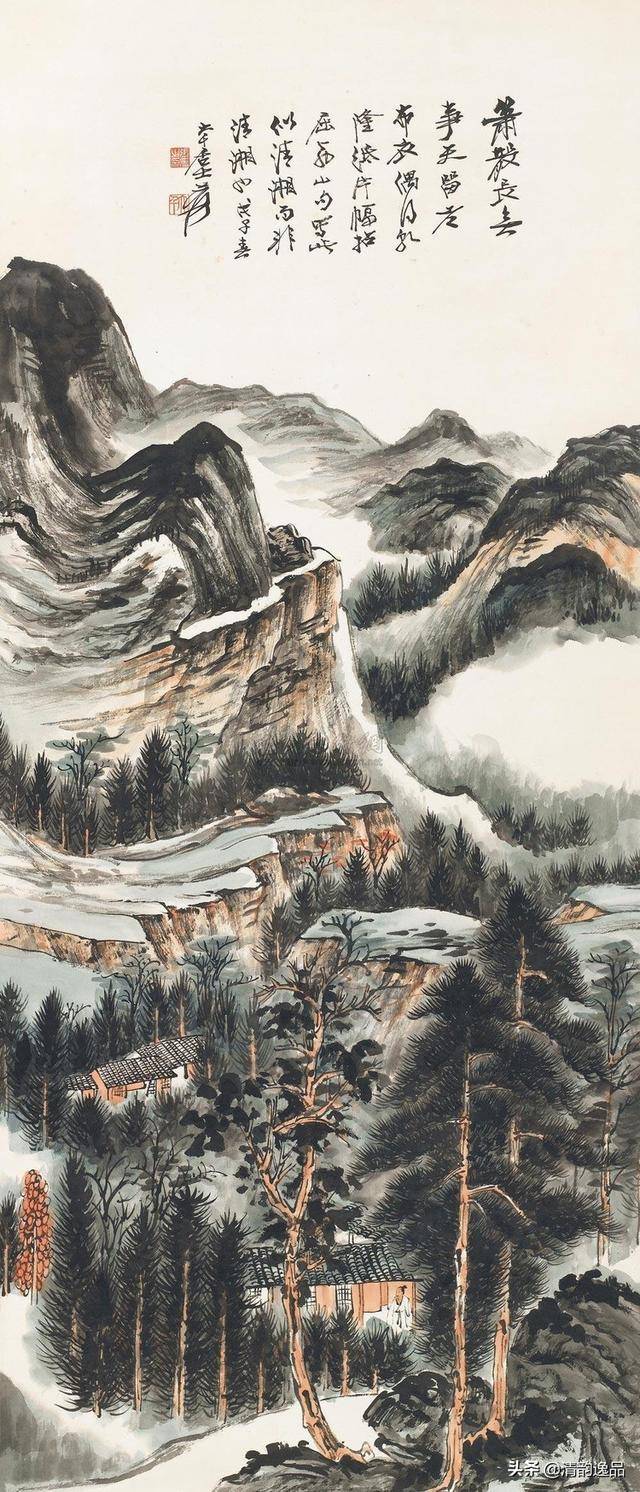 张大千山水画作品选(高清版)