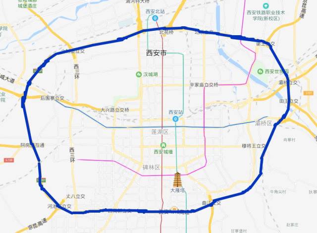 西安外环高速南段计划2020年建成通车,或为"五环"