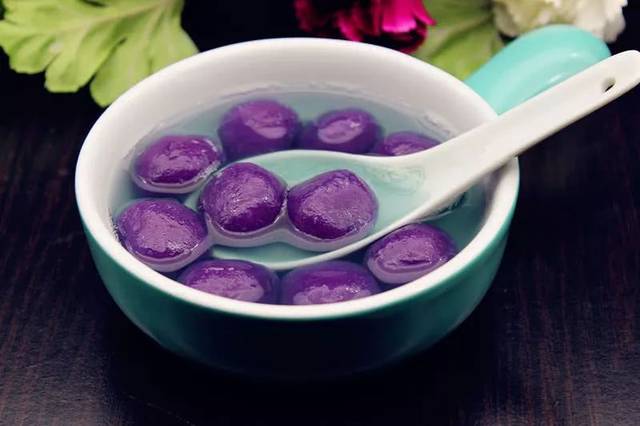 紫薯汤圆