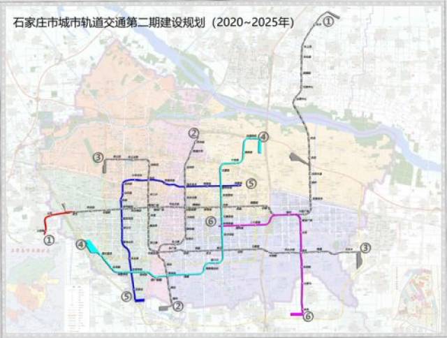 新建线路64公里!石家庄地铁最新规划图来了