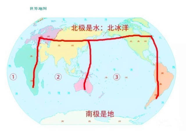 地图看世界;同一块大陆为何分为亚洲和欧洲及七大洲的分界线.