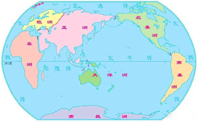 地图看世界;同一块大陆为何分为亚洲和欧洲及