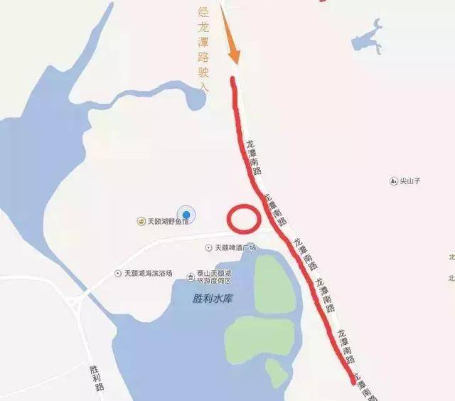 北迎停车场(车位约400个 蓝岸停车场 天颐湖西岸胜利路道路两侧 北留