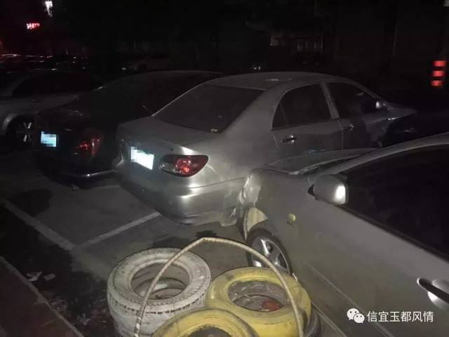 哪间驾校学车的?信宜一女司机夜间驾车连撞6台车?