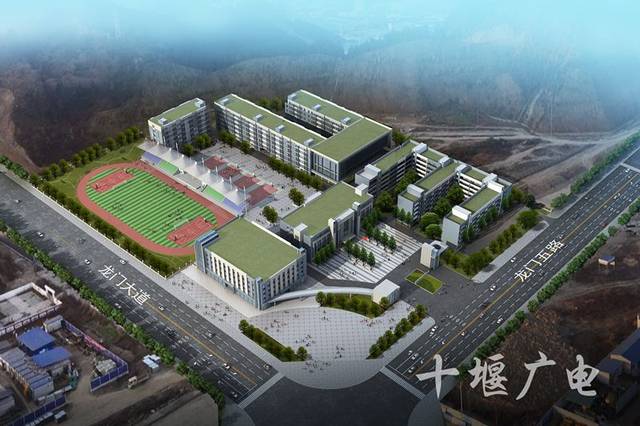 天津路第二小学 效果图 东方伊顿十堰学校 效果图 东风国际龙门新校区