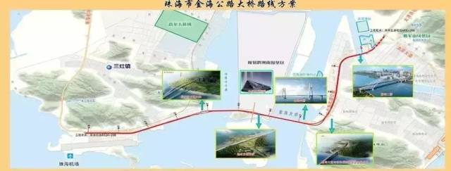 香海大桥支线,洪鹤大桥,鹤州至高栏港高速公路一期工程,金海公路大桥