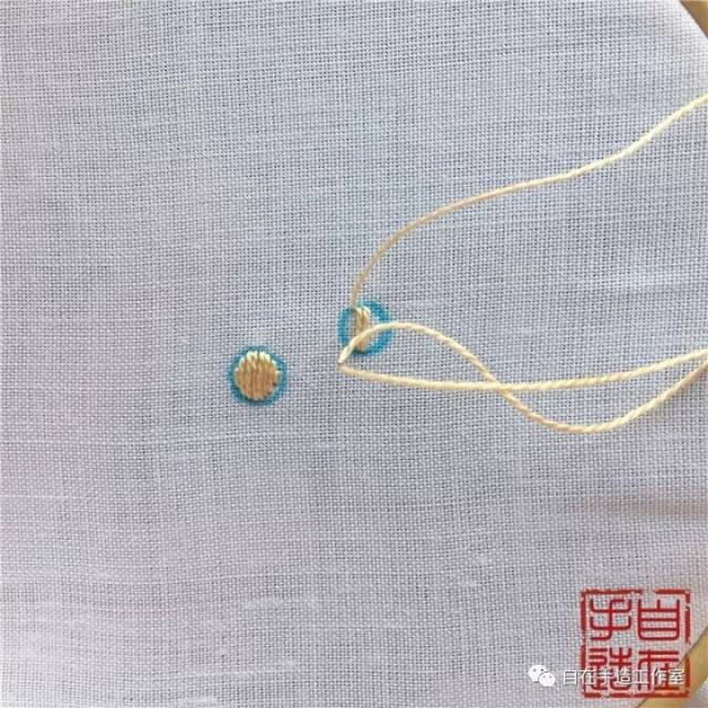 "yue杭图阅|刺绣中级针法课程(一)——缎面绣