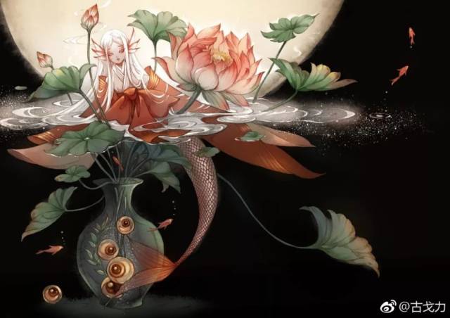 300万点赞,不愧是古风插画人气王