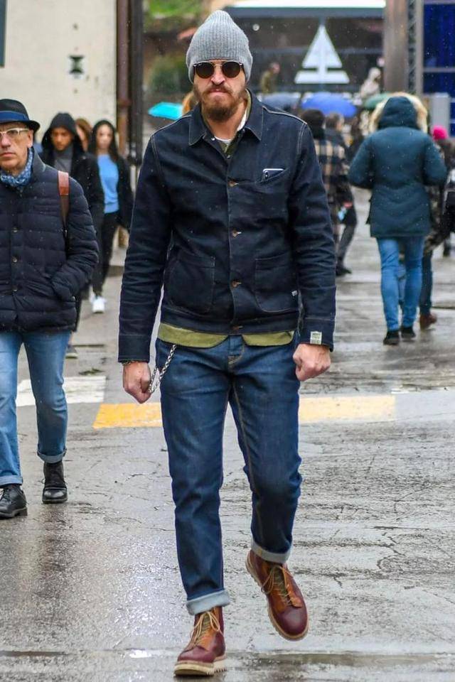 成熟男人的衣柜里总有几套工装,欧美大叔教你最时尚成熟的穿搭!