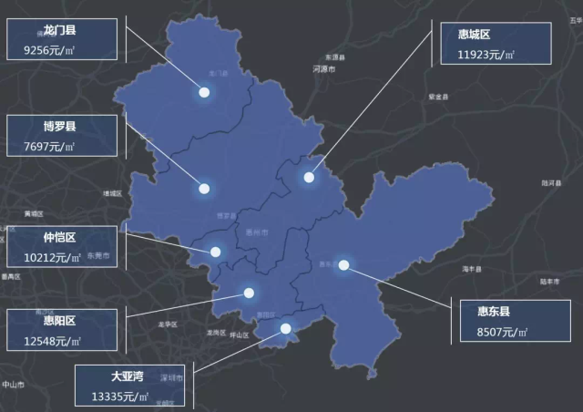 粤港澳大湾区规划纲要公布!湾区9城最新房价地图流出!