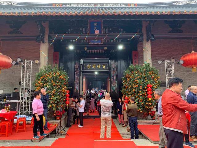 海珠沥滘卫氏大宗祠筵开250围三百余年贺元宵贤寿会不变的敬老传统