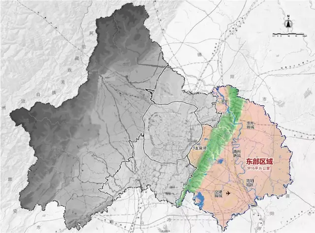 "东进"总体规划范围包括 简阳市,金堂县全城,龙泉驿区车城大道以东