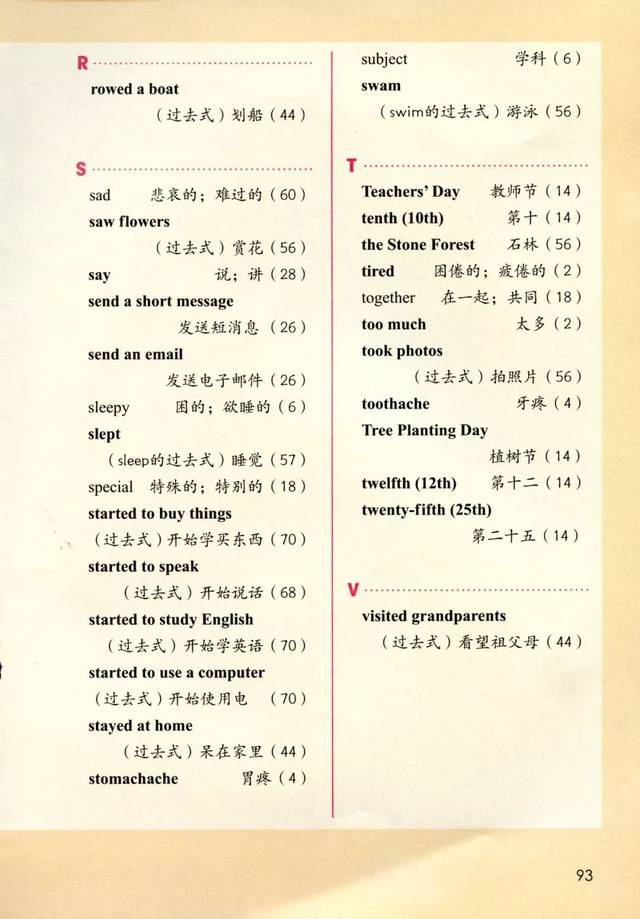 人教版新起点英语五年级下册电子课本