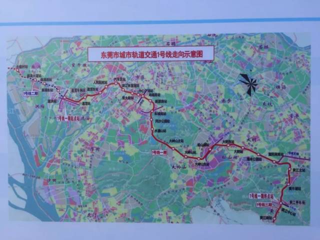 东莞地铁线全线动工!过大岭山这3个地铁站