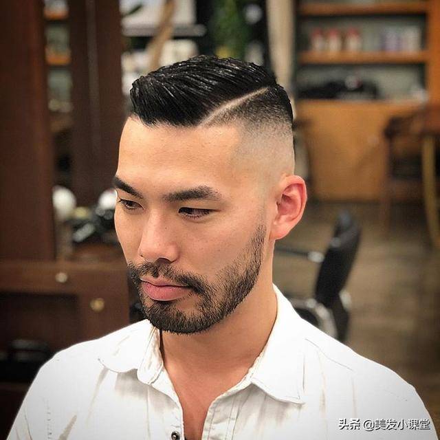 19年,这样的男士发型很流行