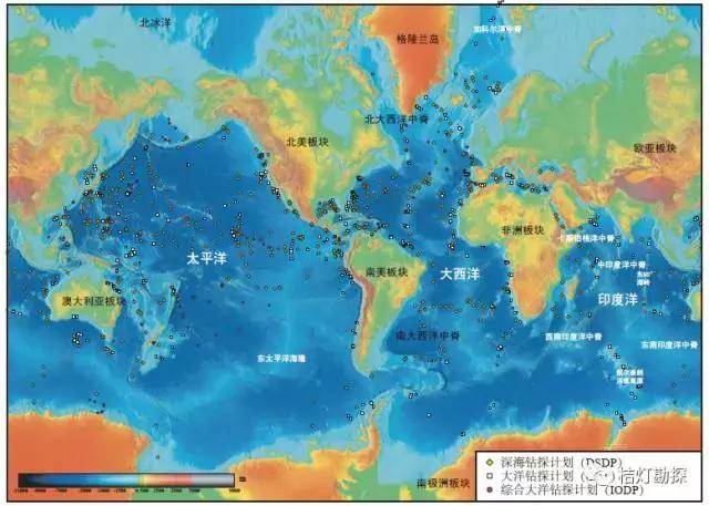 全球海底地貌图