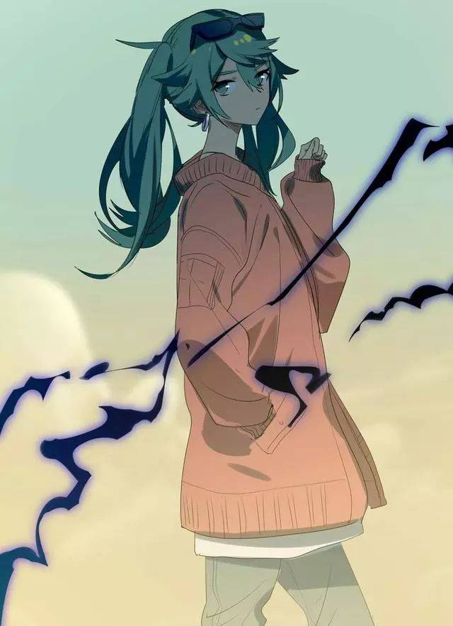 一组帅气的初音未来插画壁纸