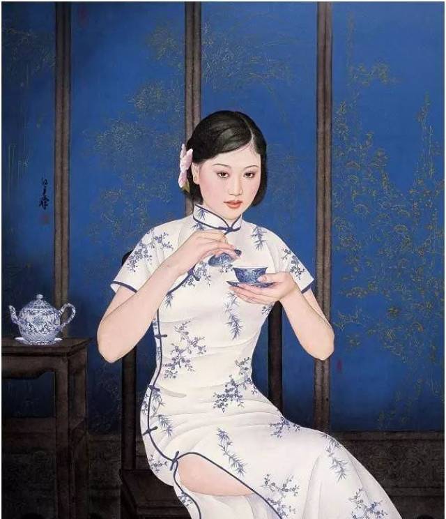 江立峰:工笔画最能表现东方女性的美