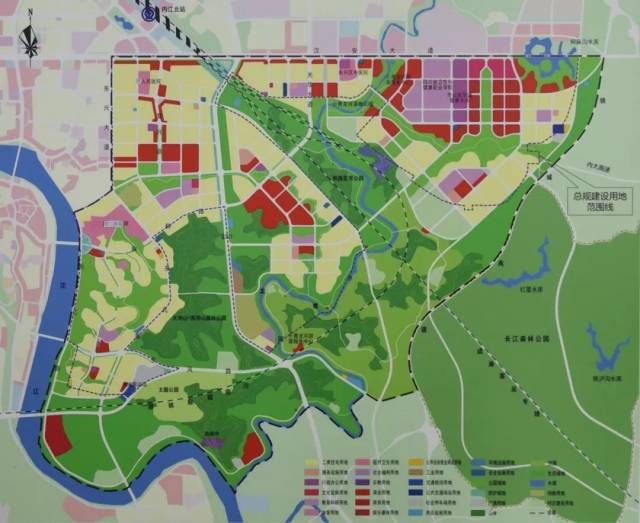 东兴南部新城规划示意图