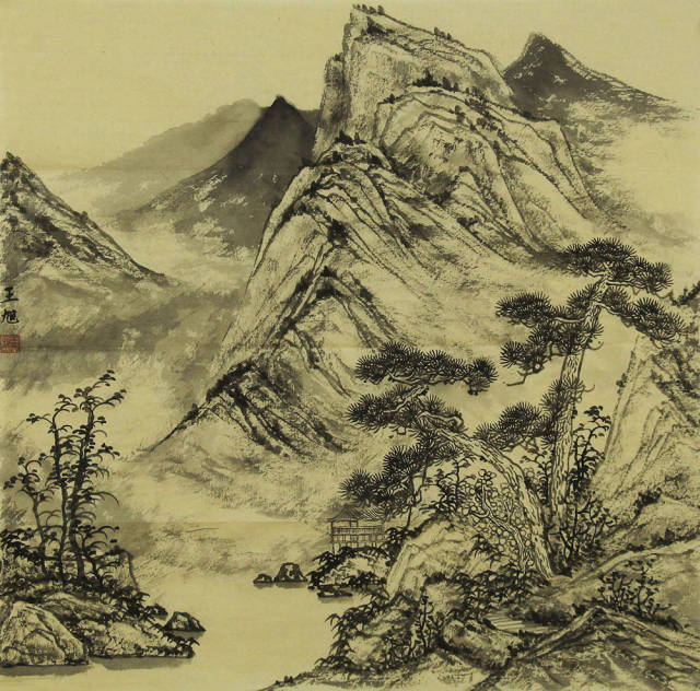 王旭山水画作品:含蓄朦胧,自然灵动,彰显对山水精神的追求