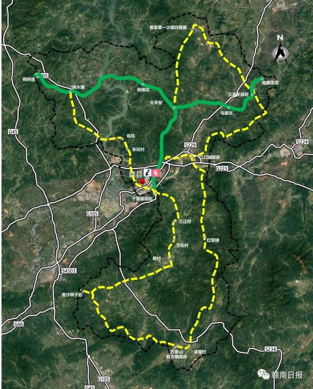 赣州各地国家登山健身步道规划出炉,包括我们大寻乌,总长5000公里,共