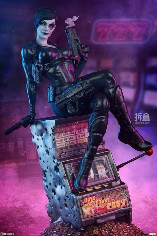 sideshow 漫威漫画 domino多米诺 20寸pf雕像