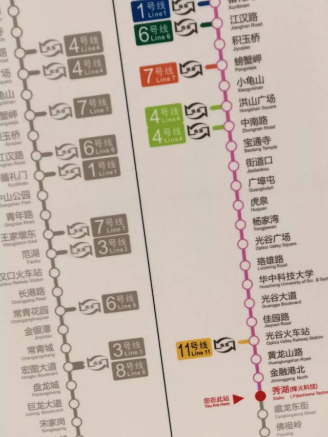 【关注】武汉地铁2号线上的烽火"色彩"