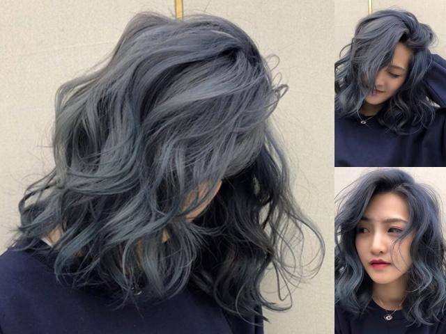 最近又火了一种发色,它叫"雾霾蓝灰",换上高级感满满
