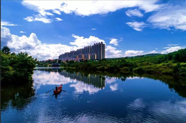 昆明恒大金碧天下·实景 湖山逍遥岛主 人类栖居的理想