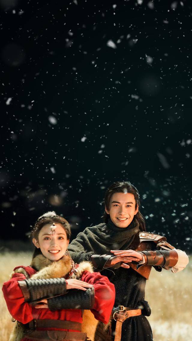 电视剧《东宫》小枫和李承鄞唯美风手机壁纸,画面好甜