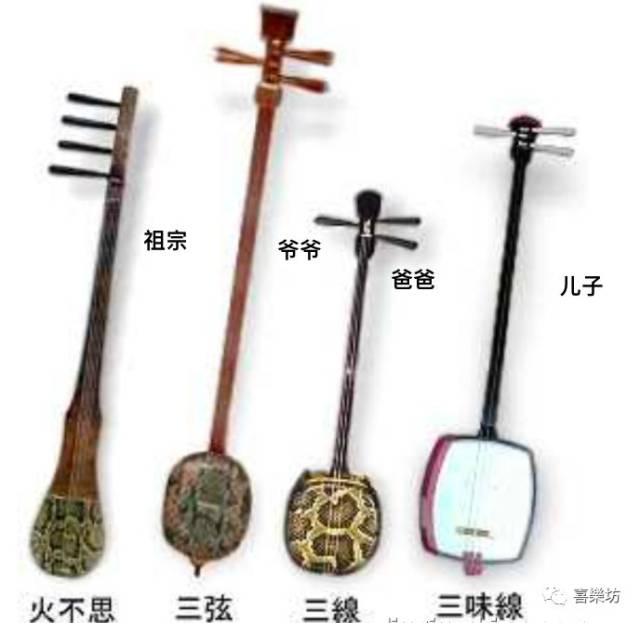 中国三弦and日本三味弦and琉球三线有什么不可言说关系