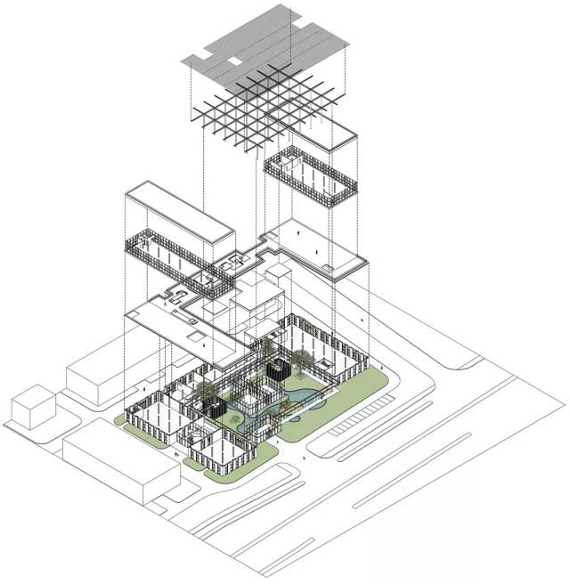 -新苏小学研发中心,无锡/上海米丈建筑集团宣传页设计素材图片