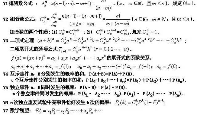 高考数学常用公式及结论_手机搜狐网