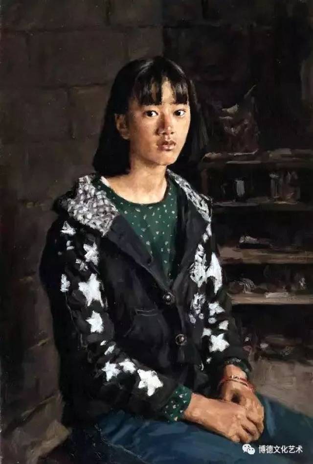 《云南布朗族少女》 60x90cm 2016年作